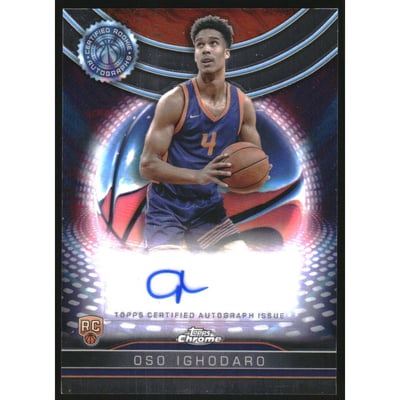 2024-25 Topps Chrome Certified Autograph Issue Rookies #TCRAOI Oso Ighodaro