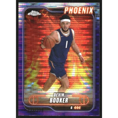 2024-25 Topps Chrome Purple Sonar Refractors #164 Devin Booker