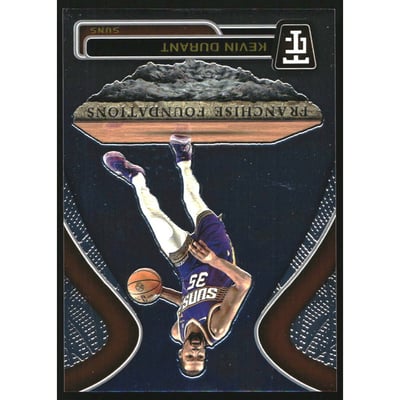 2024-25 Totally Certified Franchise Foundations Mirror Neon Orange #15 Kevin Durant