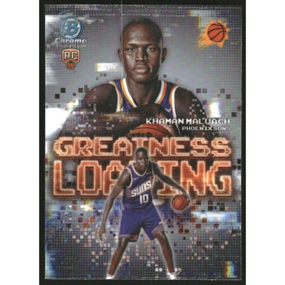 2025-26 Bowman Chrome Greatness Loading Refractors #GL10 Khaman Maluach