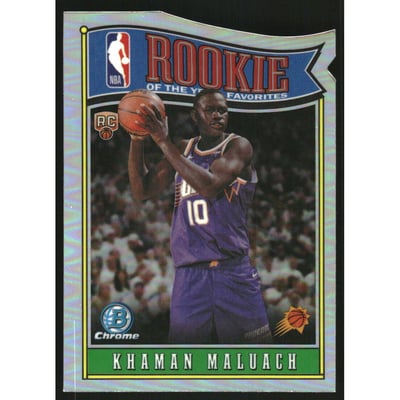 2025-26 Bowman Chrome Rookie of the Year Favorites Refractors #RY10 Khaman Maluach