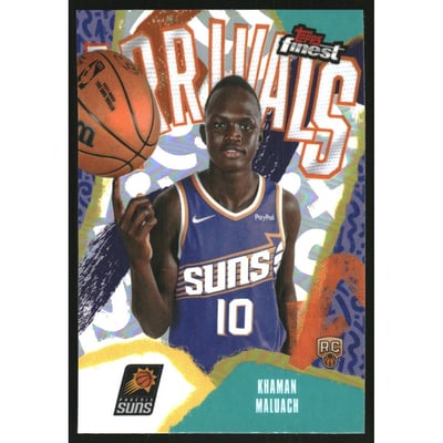 2025-26 Finest Arrivals Refractors #A10 Khaman Maluach