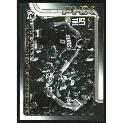 2025-26 Topps Blackout #294 Heat Check!/Ryan Dunn/Devin Booker