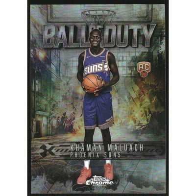 2025-26 Topps Chrome Ball of Duty Refractors #BD25 Khaman Maluach