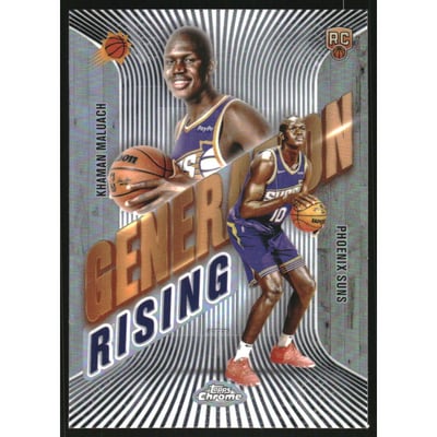 2025-26 Topps Chrome Generation Rising Refractors #GR9 Khaman Maluach