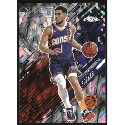 2025-26 Topps Chrome Go Time RayWave Refractors #GT4 Devin Booker