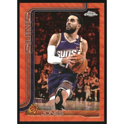 2025-26 Topps Chrome Orange Wave Refractors #146 Tyus Jones
