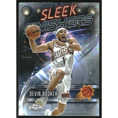 2025-26 Topps Chrome Sleek Finishers Refractors #SF19 Devin Booker