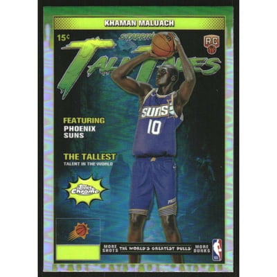 2025-26 Topps Chrome Tall Tales Refractors #TT17 Khaman Maluach