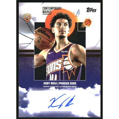 2025-26 Topps Contemporary Marks #CMKB Koby Brea