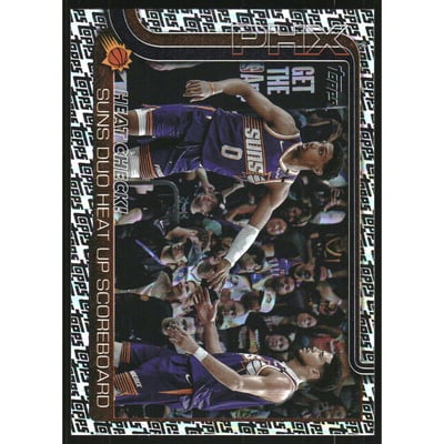 2025-26 Topps Foil Pattern #294 Heat Check!/Ryan Dunn/Devin Booker