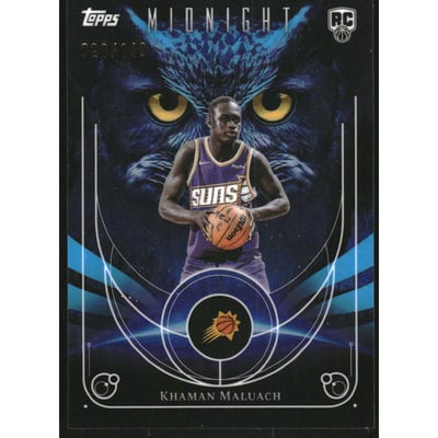 2025-26 Topps Midnight Night Owls Morning #NO23 Khaman Maluach