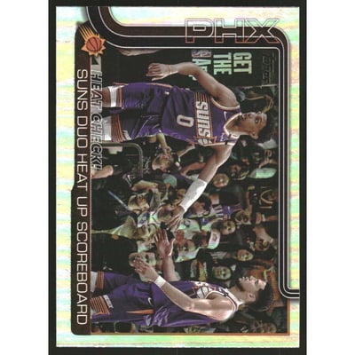 2025-26 Topps Rainbow Foilboard #294 Heat Check!/Ryan Dunn/Devin Booker