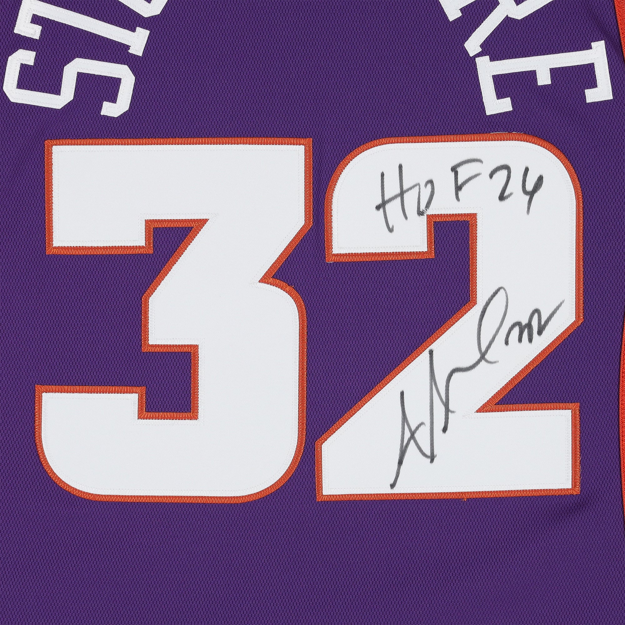 Amar'e Stoudemire Phoenix Suns Autographed Purple Mitchell & Ness 2002 Authentic Jersey with "HOF 26" Inscription