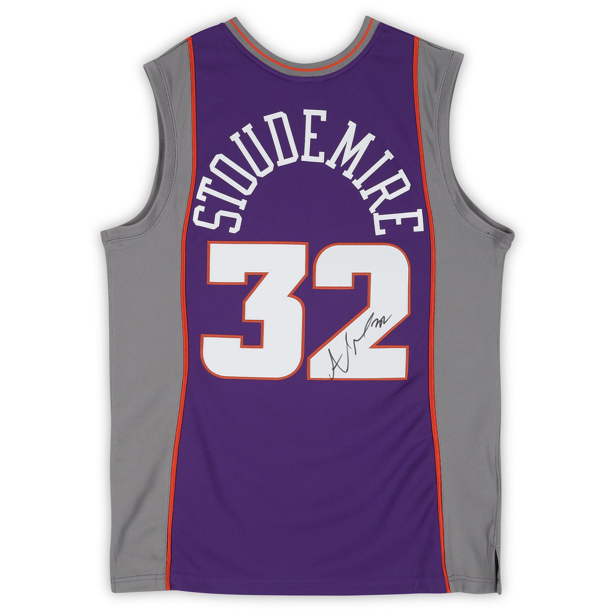 Amar'e Stoudemire Phoenix Suns Autographed Purple Mitchell & Ness 2002 Authentic Jersey