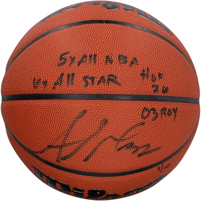 Amar'e Stoudemire Phoenix Suns Autographed Fanatics Authentic Wilson Authentic Series Indoor/Outdoor Basketball with Multiple Inscriptions - Limited Edition #1/10