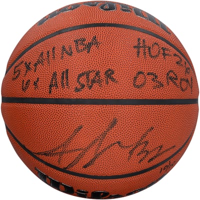 Amar'e Stoudemire Phoenix Suns Autographed Fanatics Authentic Wilson Authentic Series Indoor/Outdoor Basketball with Multiple Inscriptions - Limited Edition #10/10