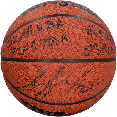 Amar'e Stoudemire Phoenix Suns Autographed Fanatics Authentic Wilson Authentic Series Indoor/Outdoor Basketball with Multiple Inscriptions - Limited Edition of 10