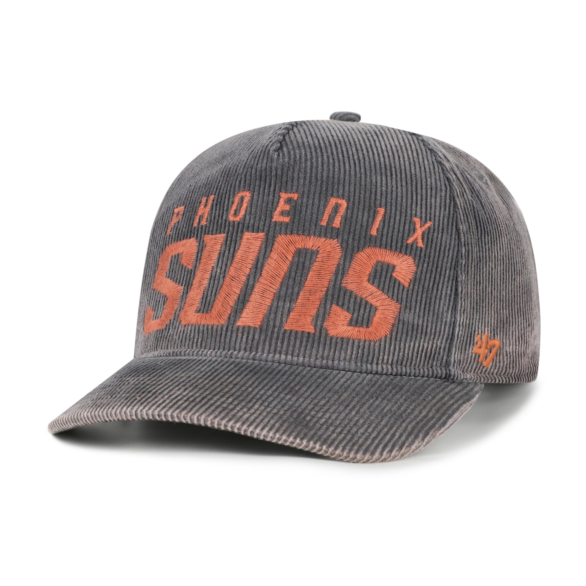 Men's Phoenix Suns '47 Charcoal Reclaim Snow Wash Corduroy Adjustable Hitch Hat