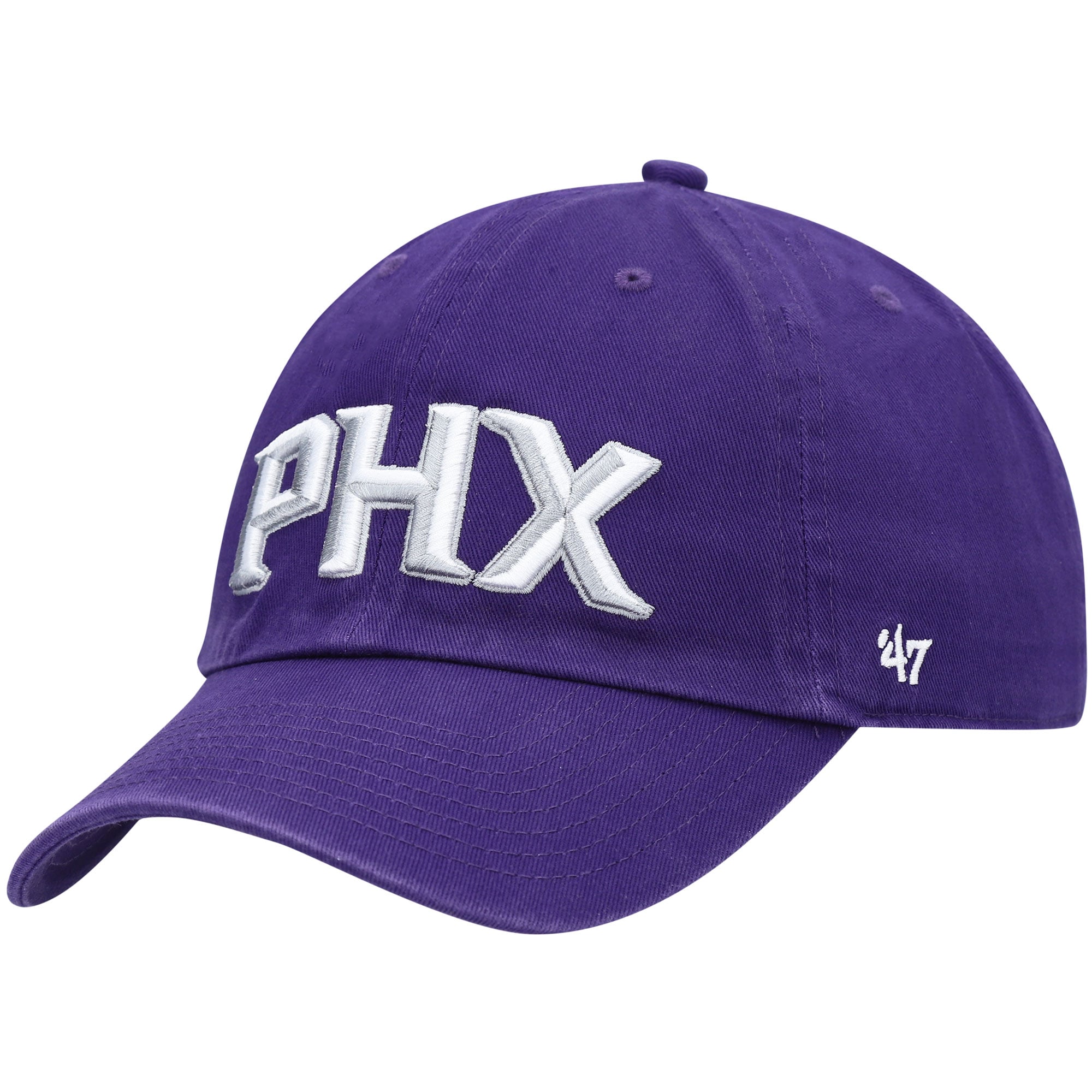 Men's Phoenix Suns '47 Purple Clean Up Wordmark Adjustable Hat
