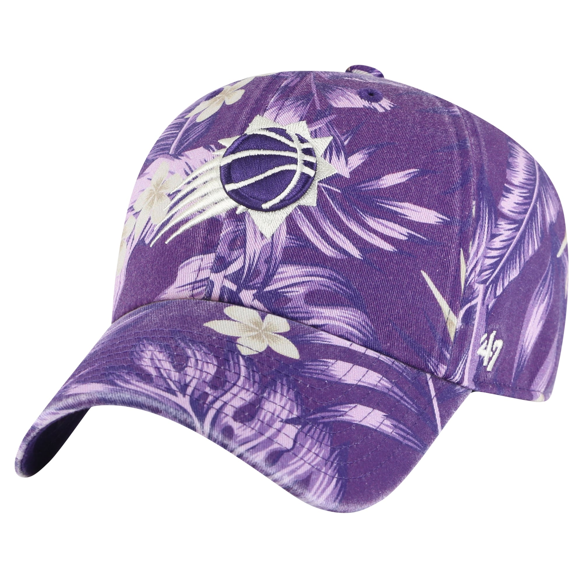 Men's Phoenix Suns '47 Purple Tropicalia Floral Clean Up Adjustable Hat