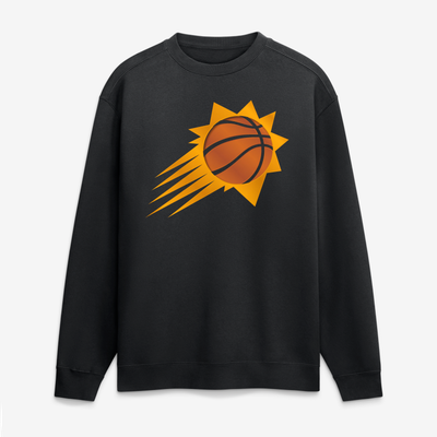 Phoenix Suns  Metallic Mascot Sweatshirt - Black