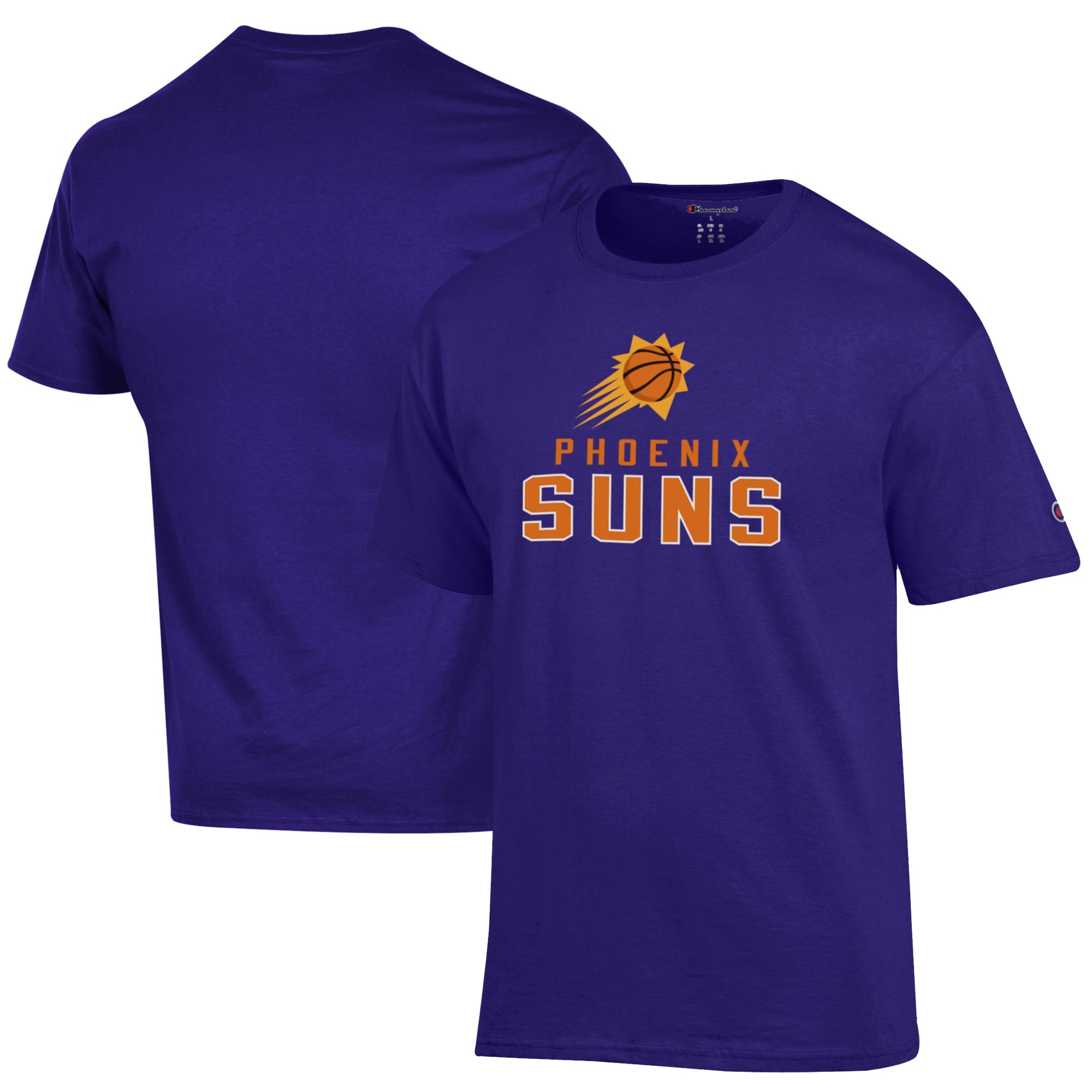 T-shirt en coton Champion violet Phoenix Suns pour homme