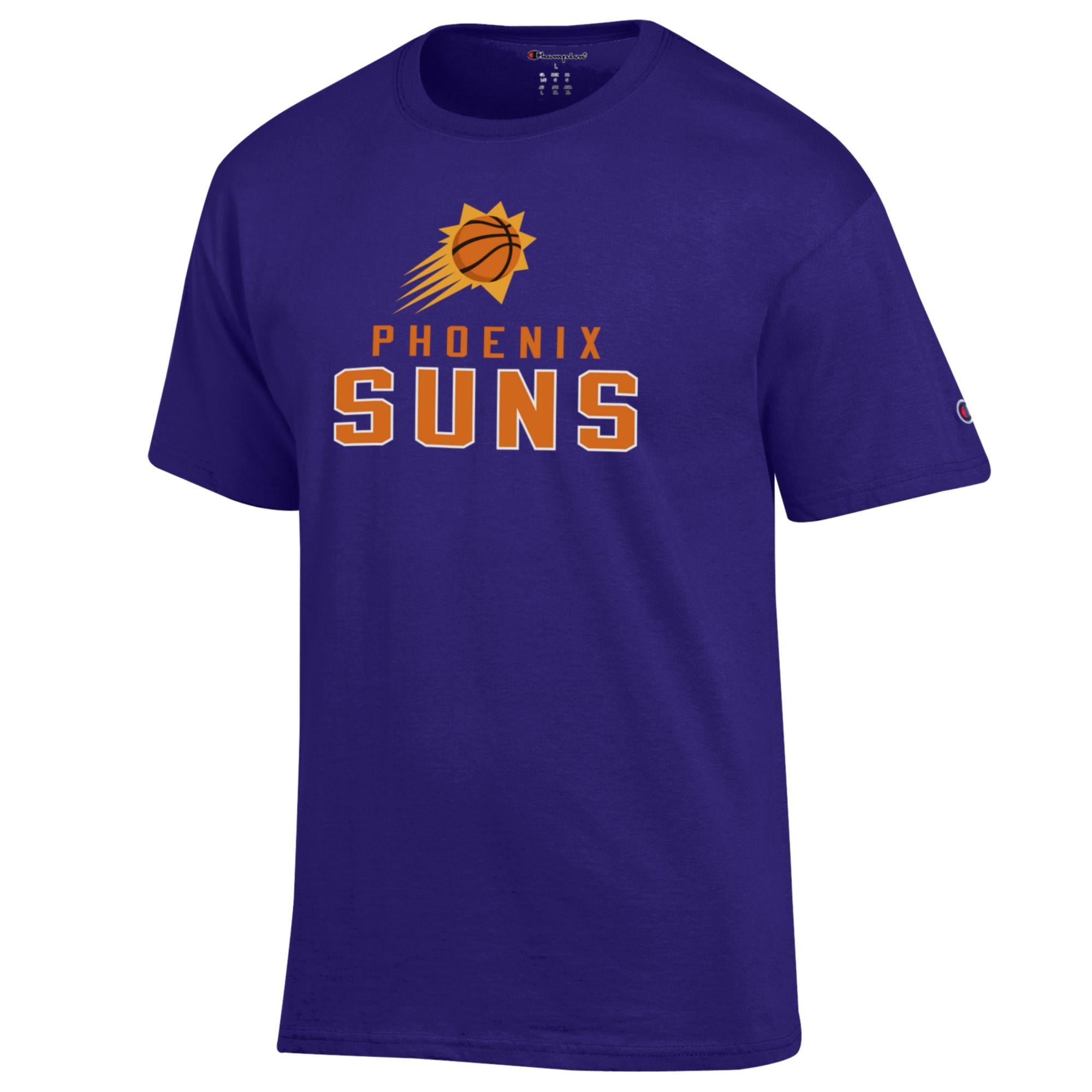 T-shirt en coton Champion violet Phoenix Suns pour homme