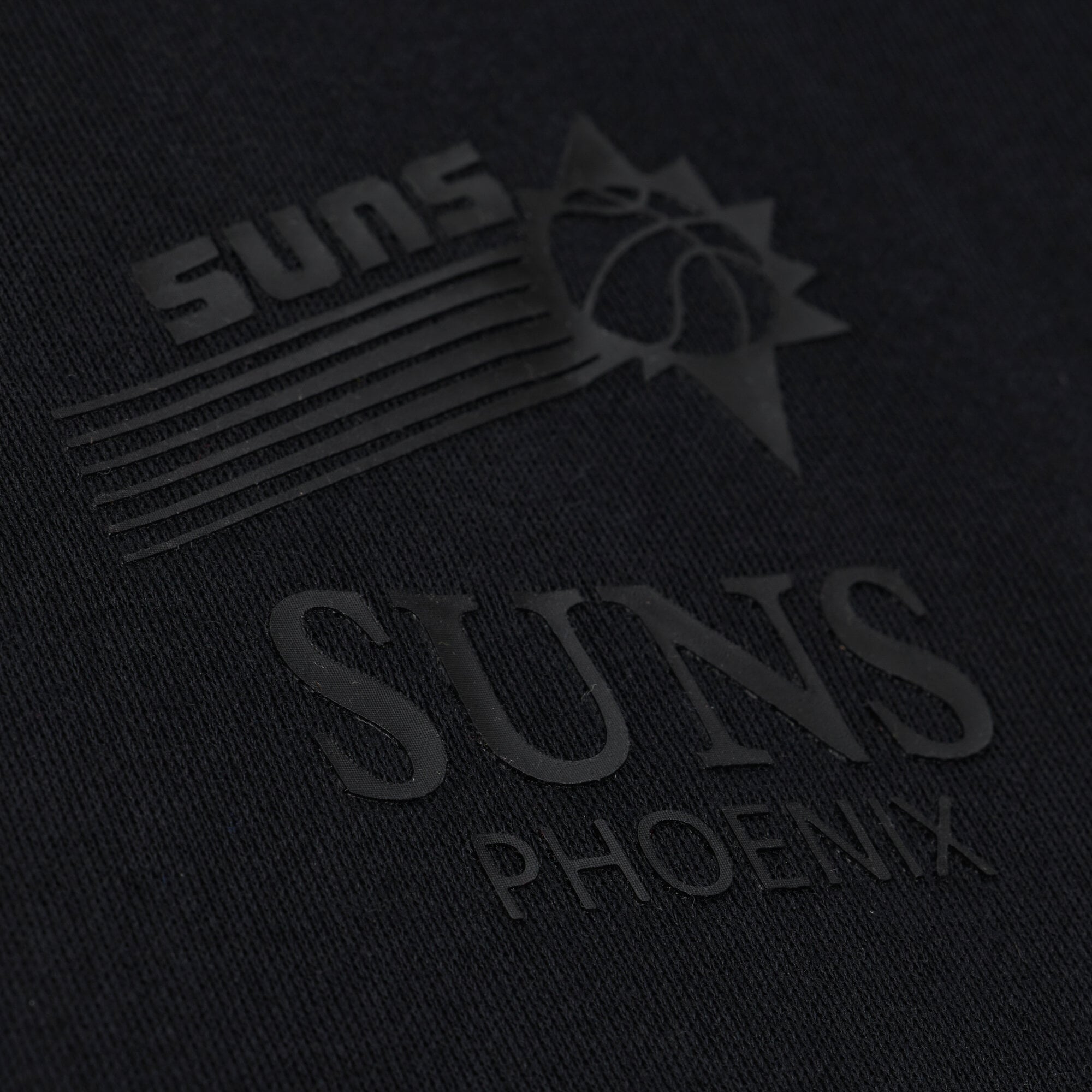 Sweat à capuche en polaire noire Mitchell & Ness Phoenix Suns pour homme