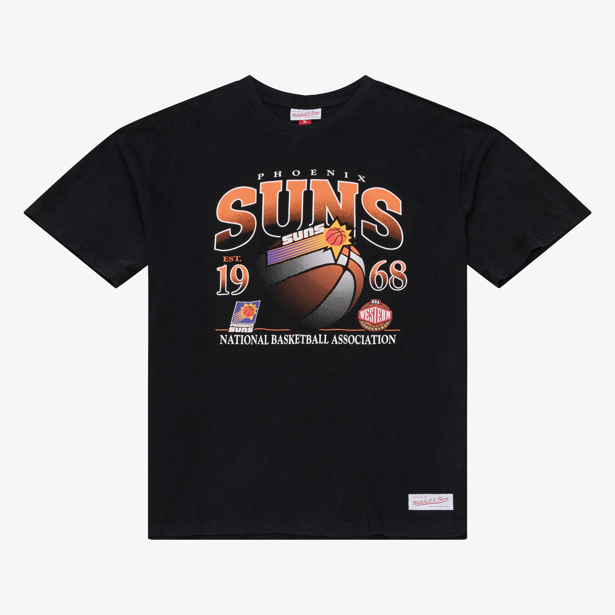 T-shirt graphique noir Mitchell & Ness Phoenix Suns pour homme