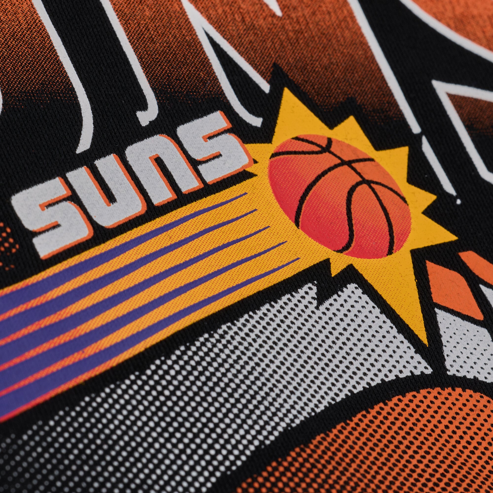 Sweat à capuche Mitchell & Ness noir Phoenix Suns pour homme