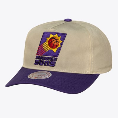 Phoenix Suns Mitchell & Ness Hardwood Classics Retro Roots Snapback Hat - Cream
