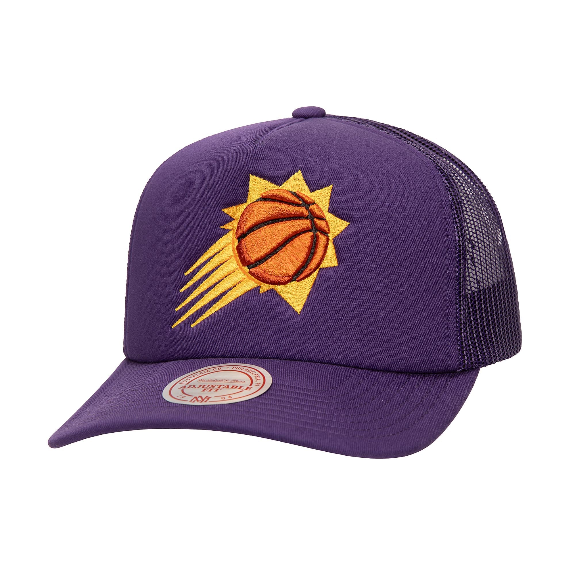 Men's Phoenix Suns Mitchell & Ness Purple Core Evergreen OTC Trucker Adjustable Hat