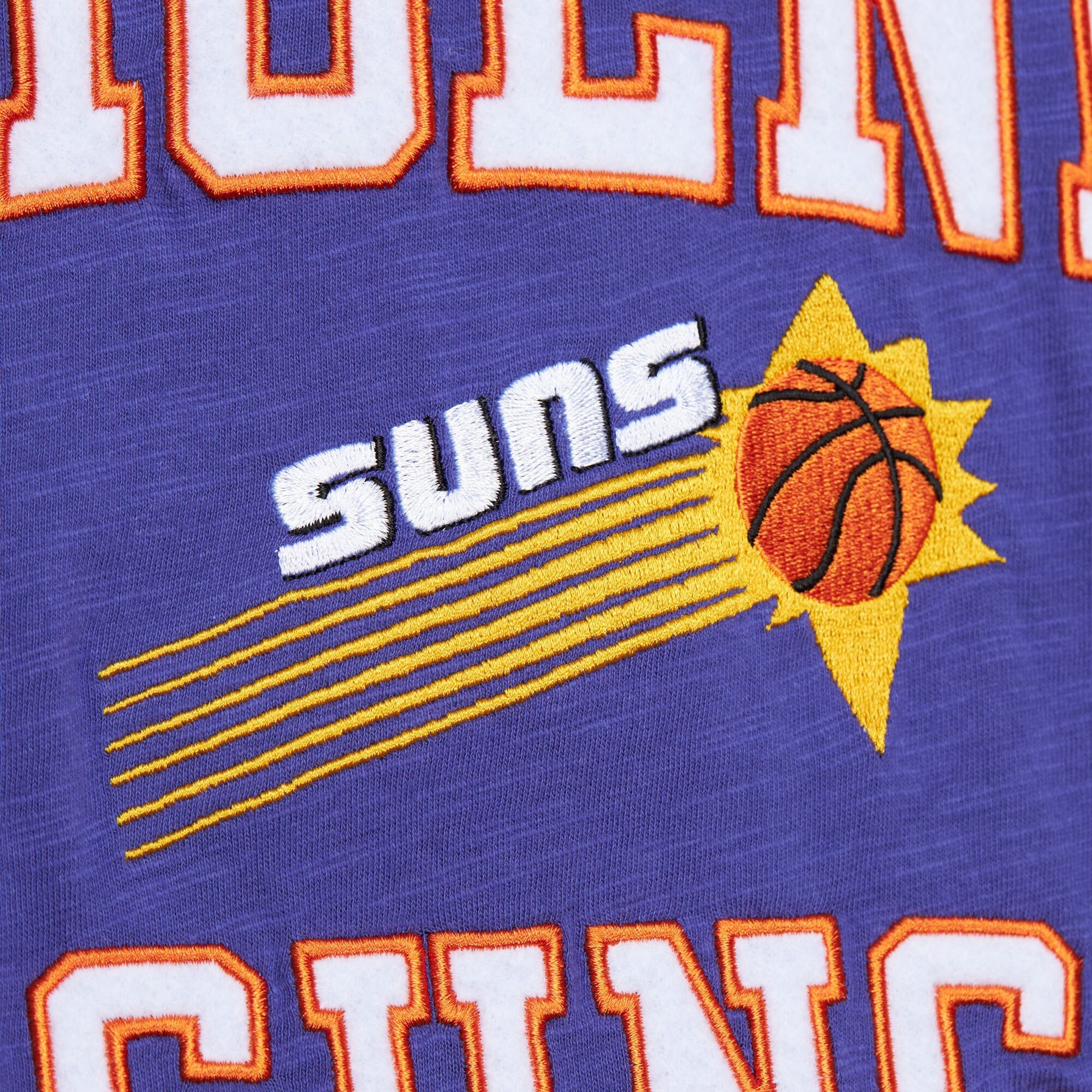 T-shirt Mitchell & Ness violet Phoenix Suns Hardwood Classics Legendary Slub pour homme
