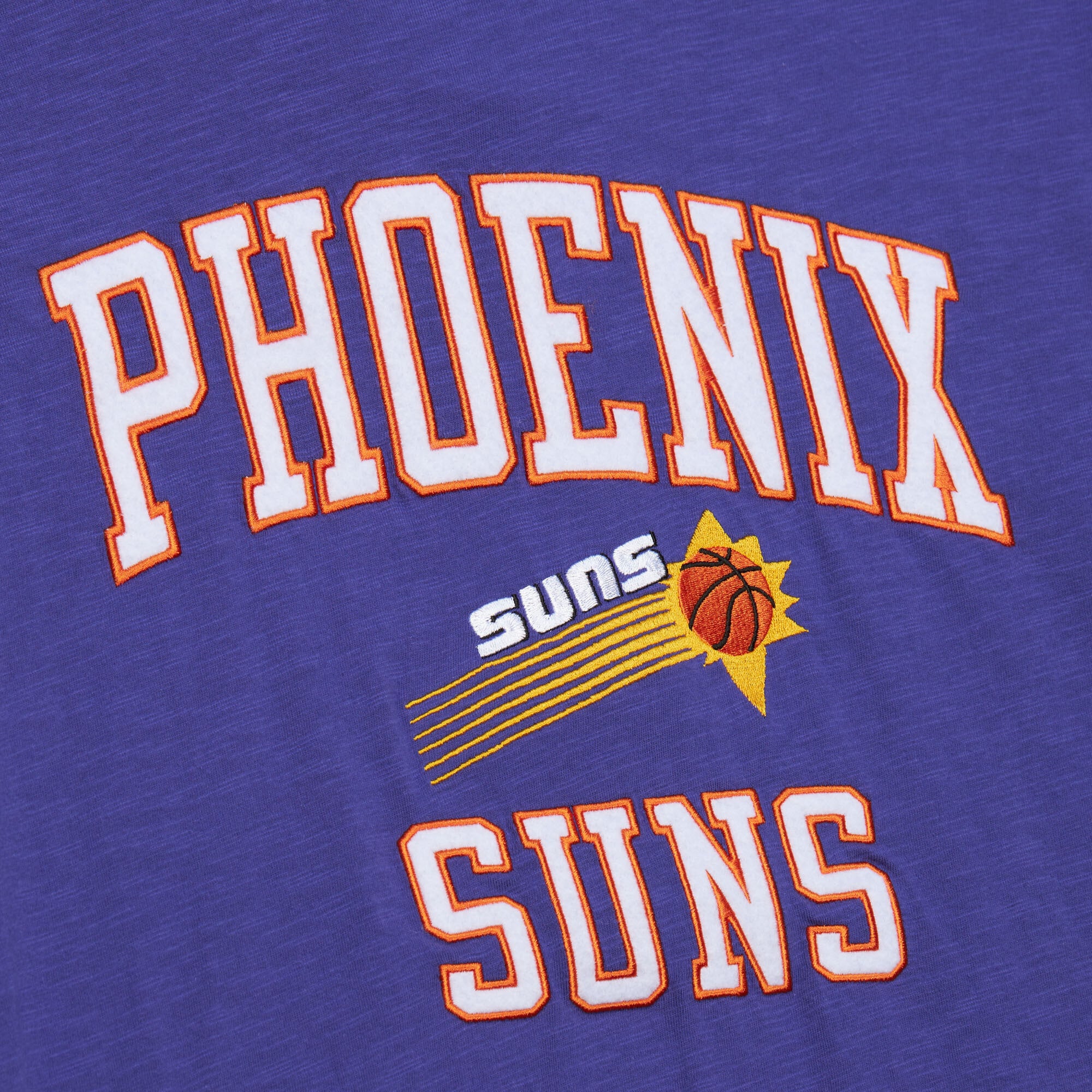 T-shirt Mitchell & Ness violet Phoenix Suns Hardwood Classics Legendary Slub pour homme