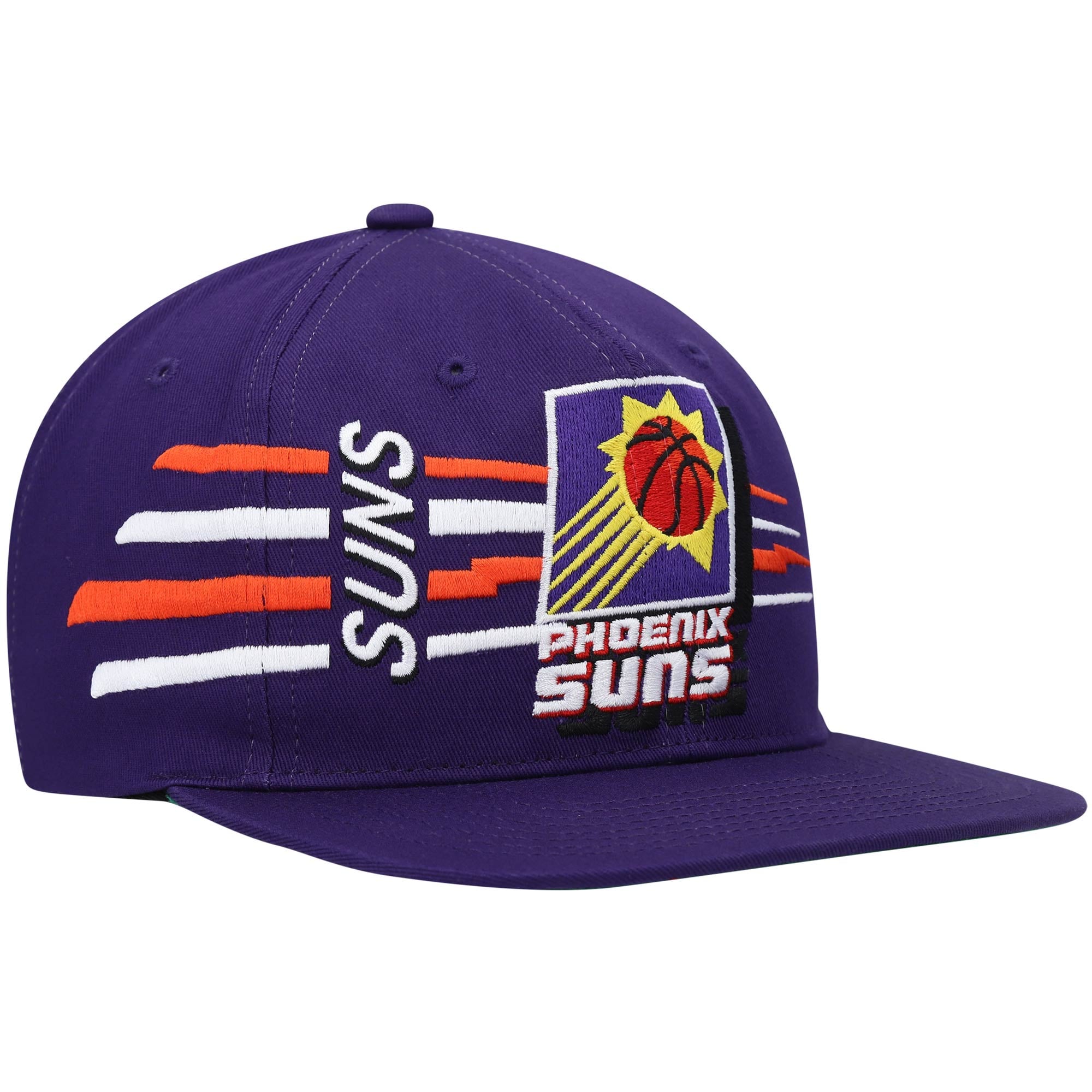 Men's Phoenix Suns Mitchell & Ness Purple Hardwood Classics Retro Bolt Deadstock Snapback Hat