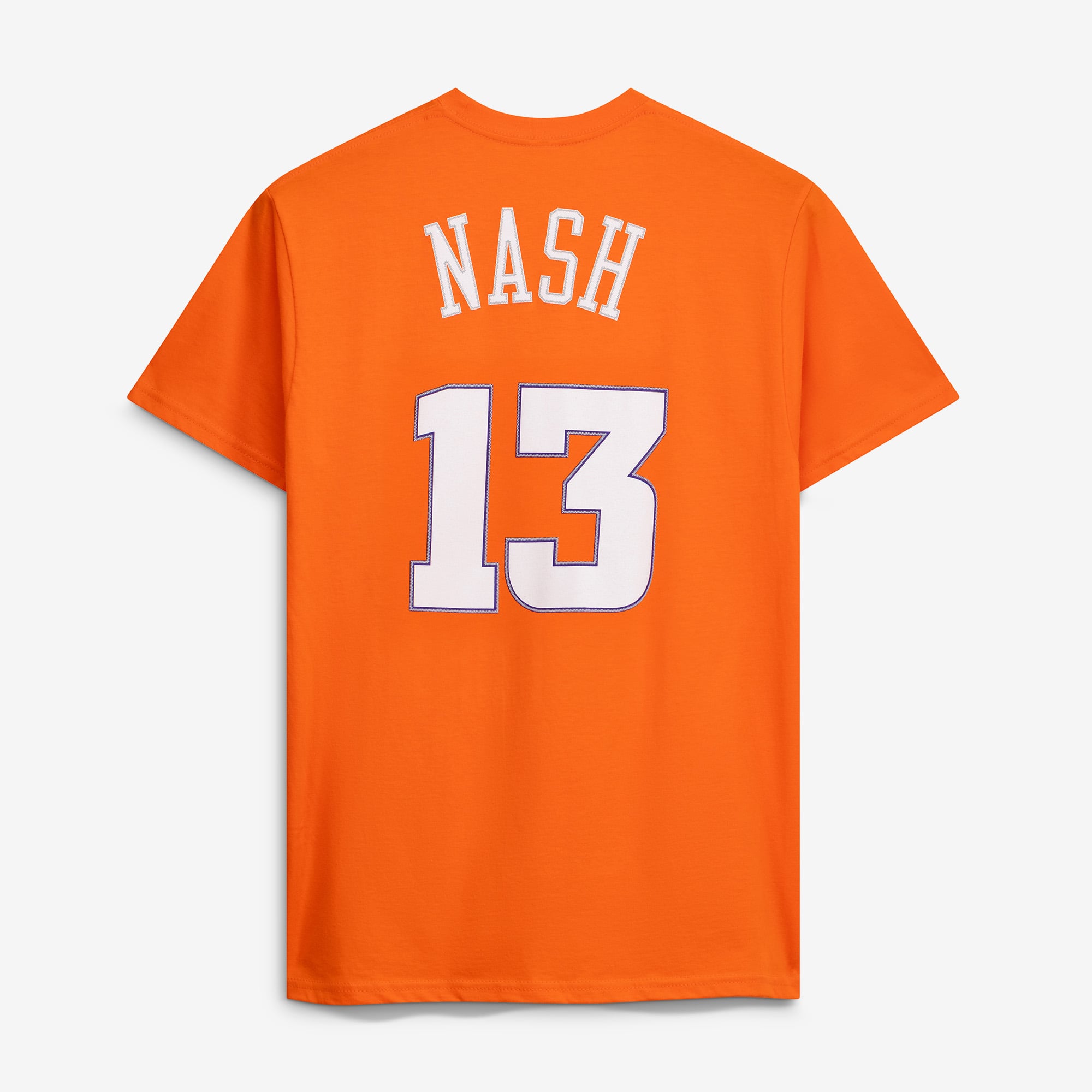 Men's Mitchell & Ness Steve Nash Phoenix Suns Hardwood Classics Stitch Name Number T-Shirt