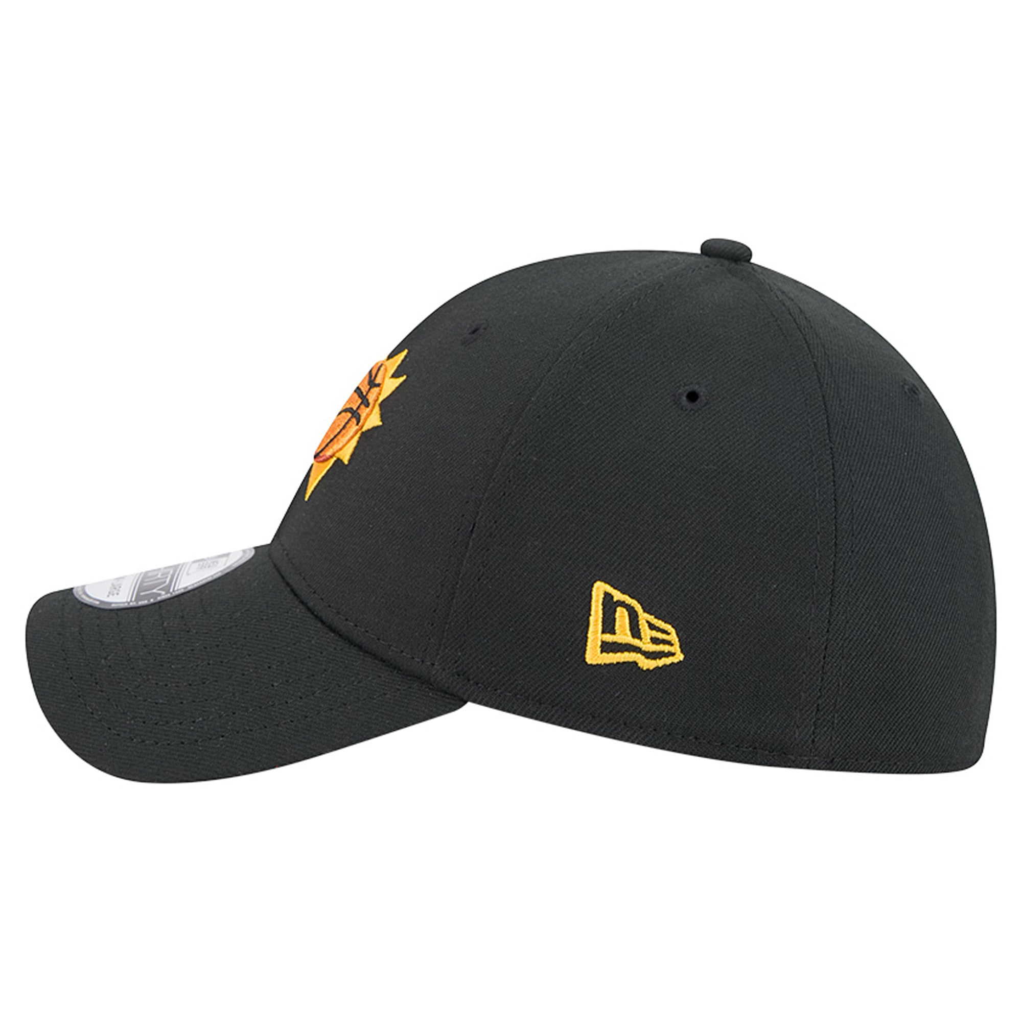 Men's New Era Black Phoenix Suns 39THIRTY Flex Hat