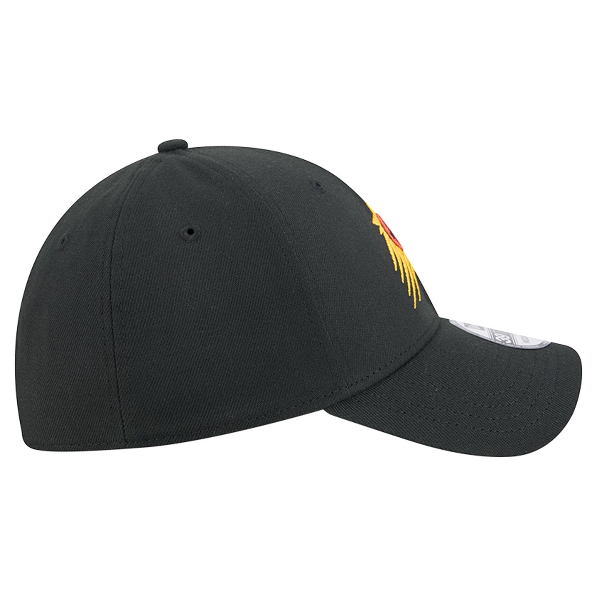 Men's New Era Black Phoenix Suns 39THIRTY Flex Hat