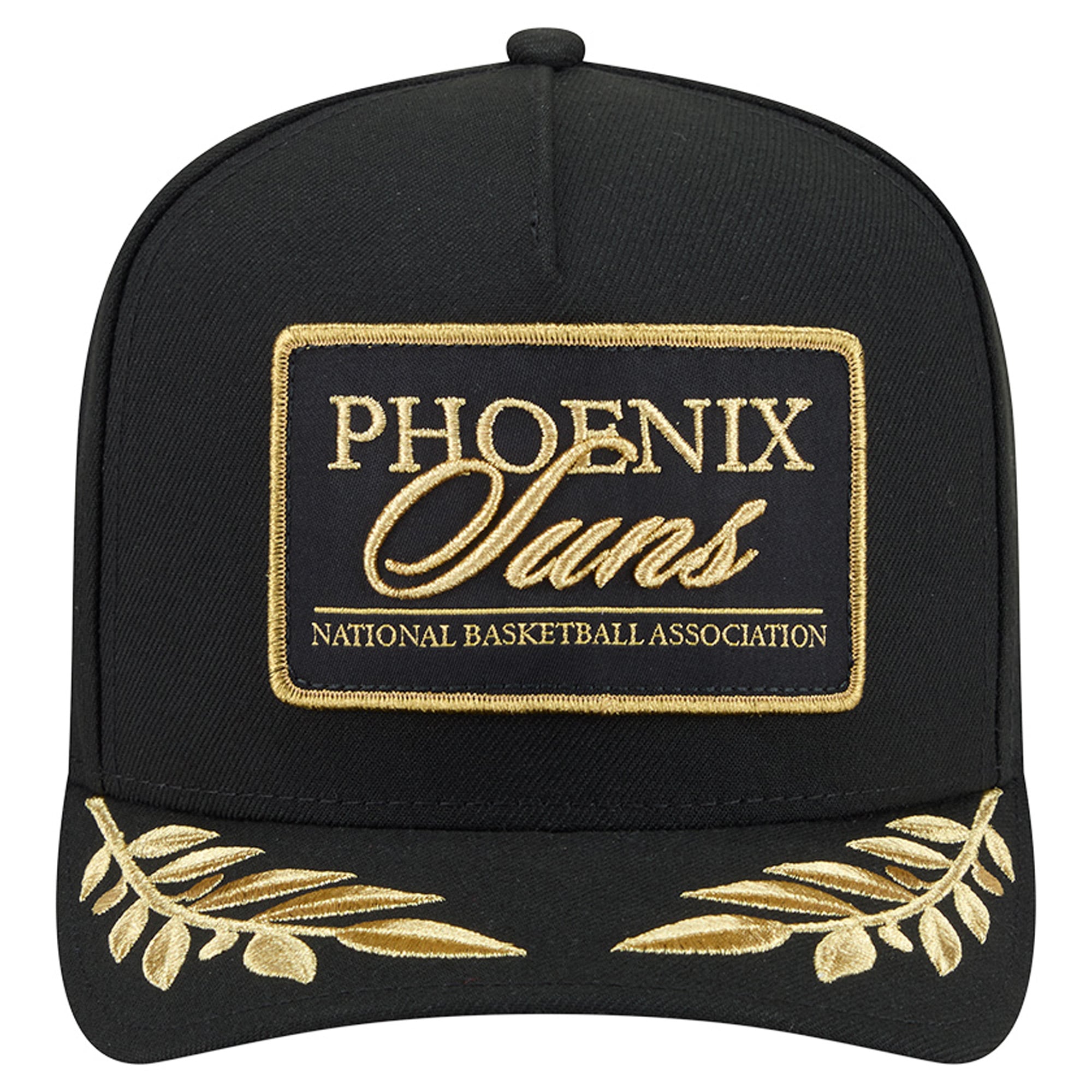 Men's New Era  Black Phoenix Suns Golden 9FIFTY Snapback Hat