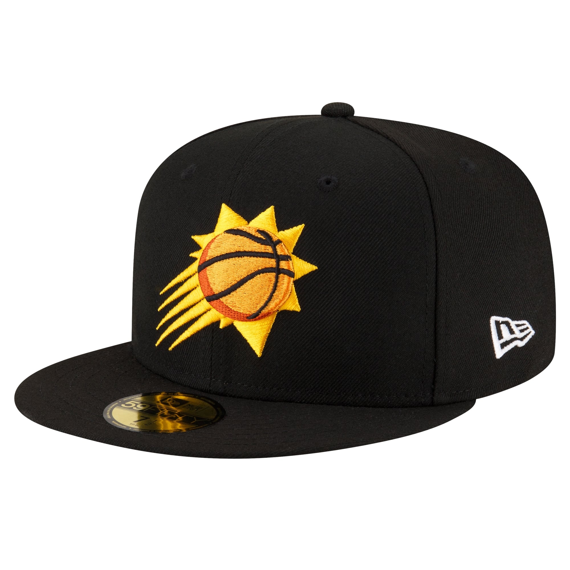 Men's New Era Black Phoenix Suns Team 59FIFTY Fitted Hat