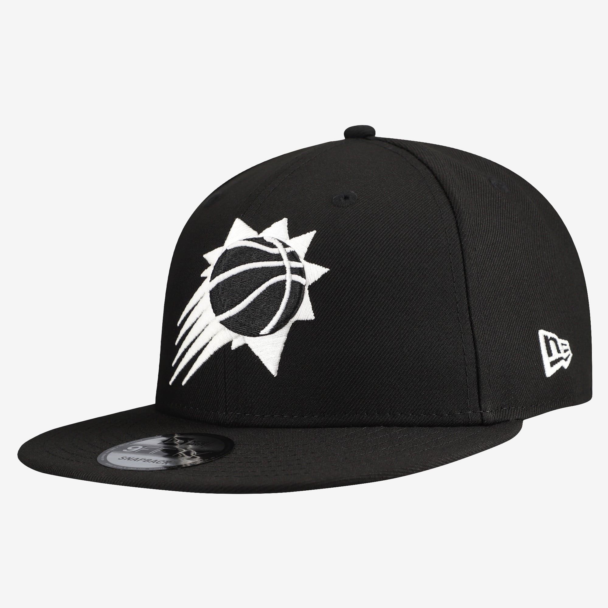 Men's Phoenix Suns  New Era Black Team 9FIFTY Snapback Hat