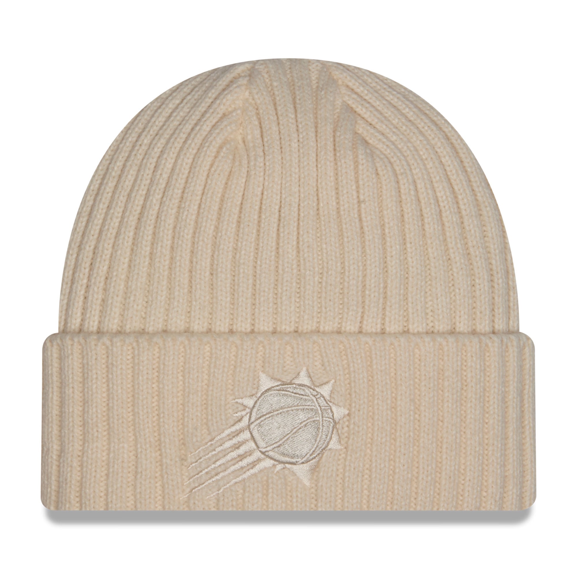 Bonnet à revers New Era crème Phoenix Suns pour homme