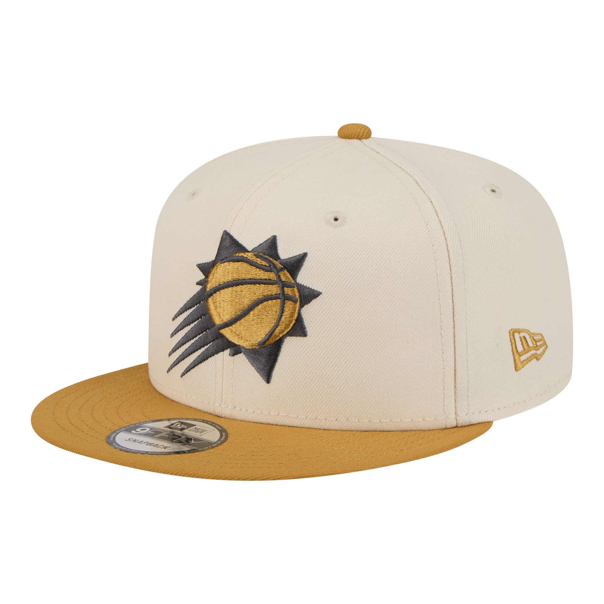 Men's New Era  Cream/Tan Phoenix Suns Two-Tone Color Pack 9FIFTY Snapback Hat