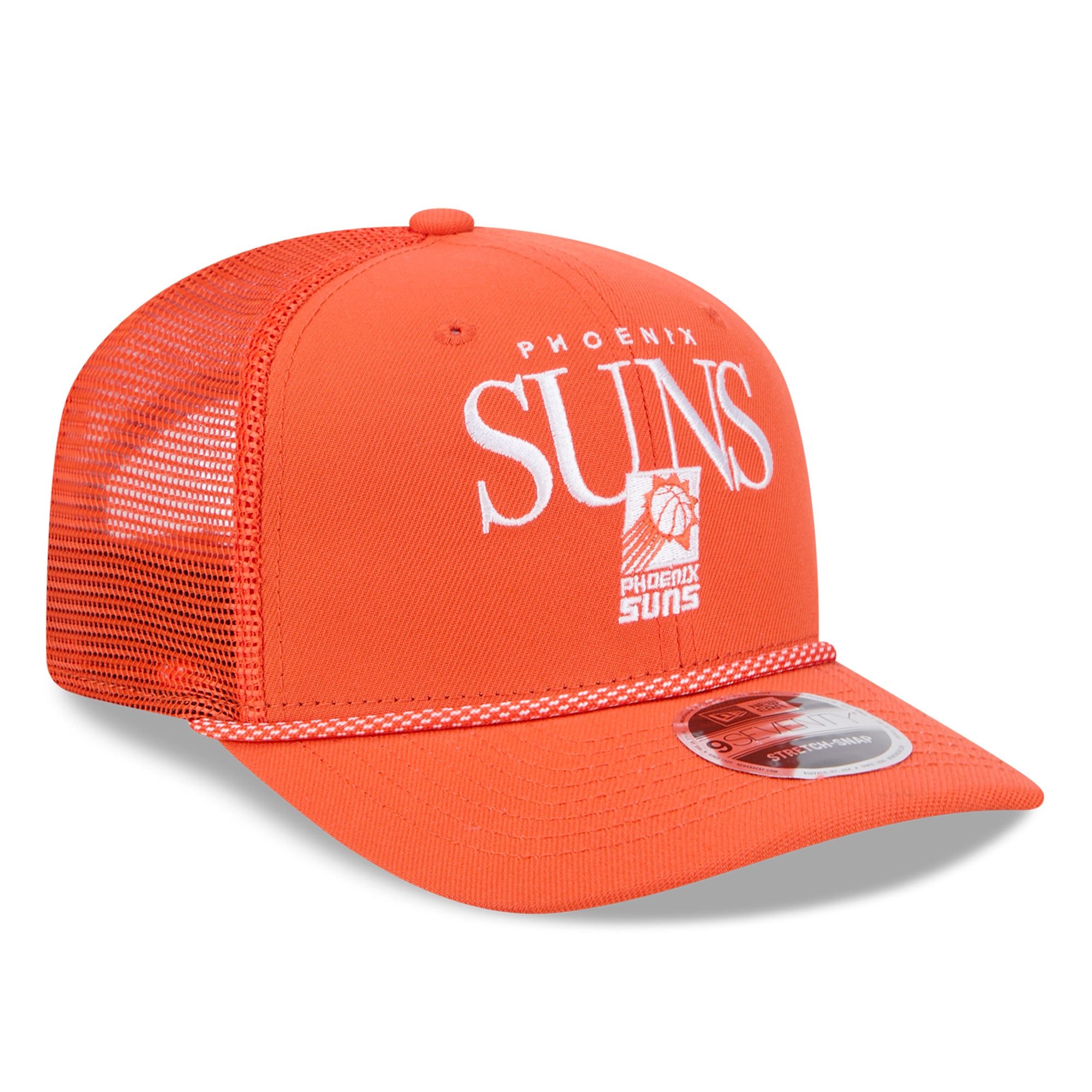 Casquette trucker ajustable New Era Phoenix Suns orange ton sur ton pour homme 9SEVENTY
