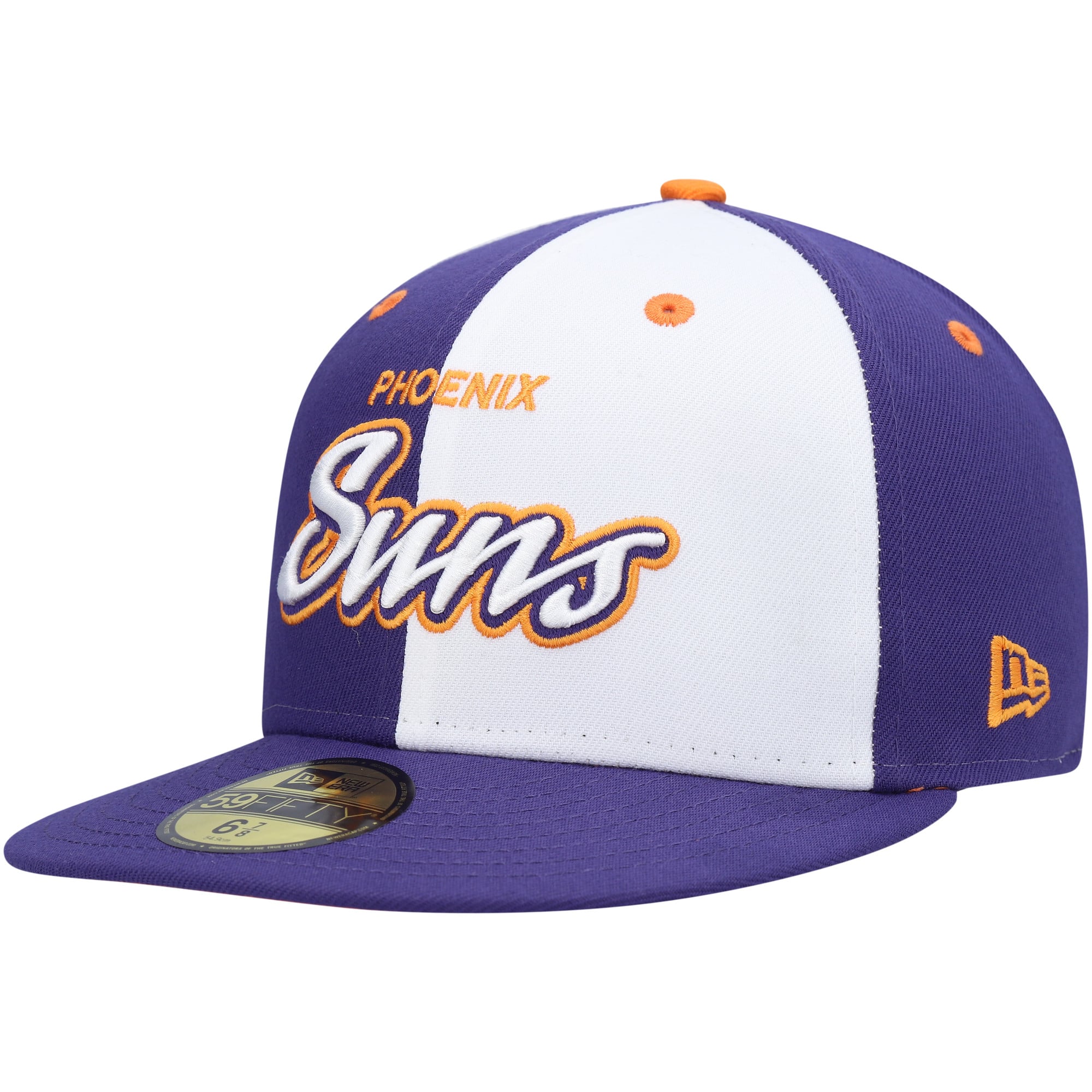 Men's New Era Purple/White Script Pinwheel 59FIFTY Fitted Hat
