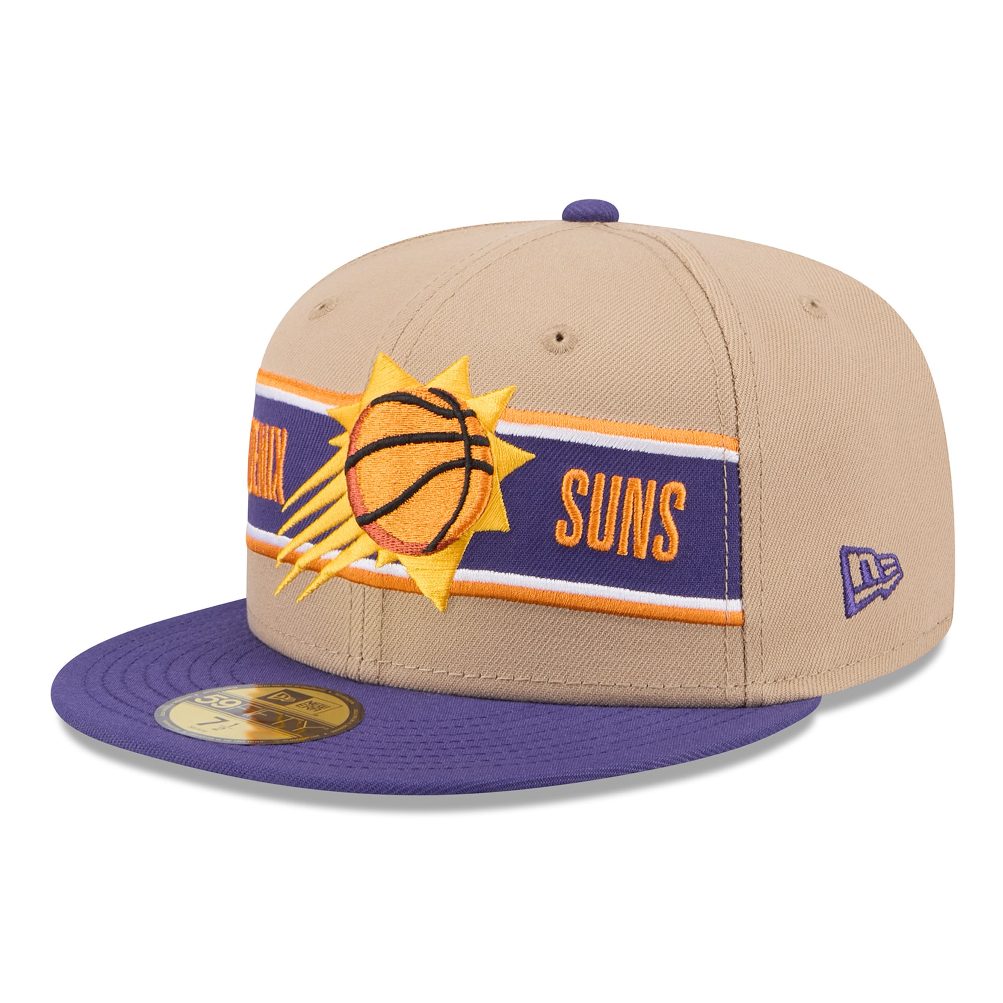 Men's Phoenix Suns New Era Tan/Purple 2024 NBA Draft 59FIFTY Fitted Hat