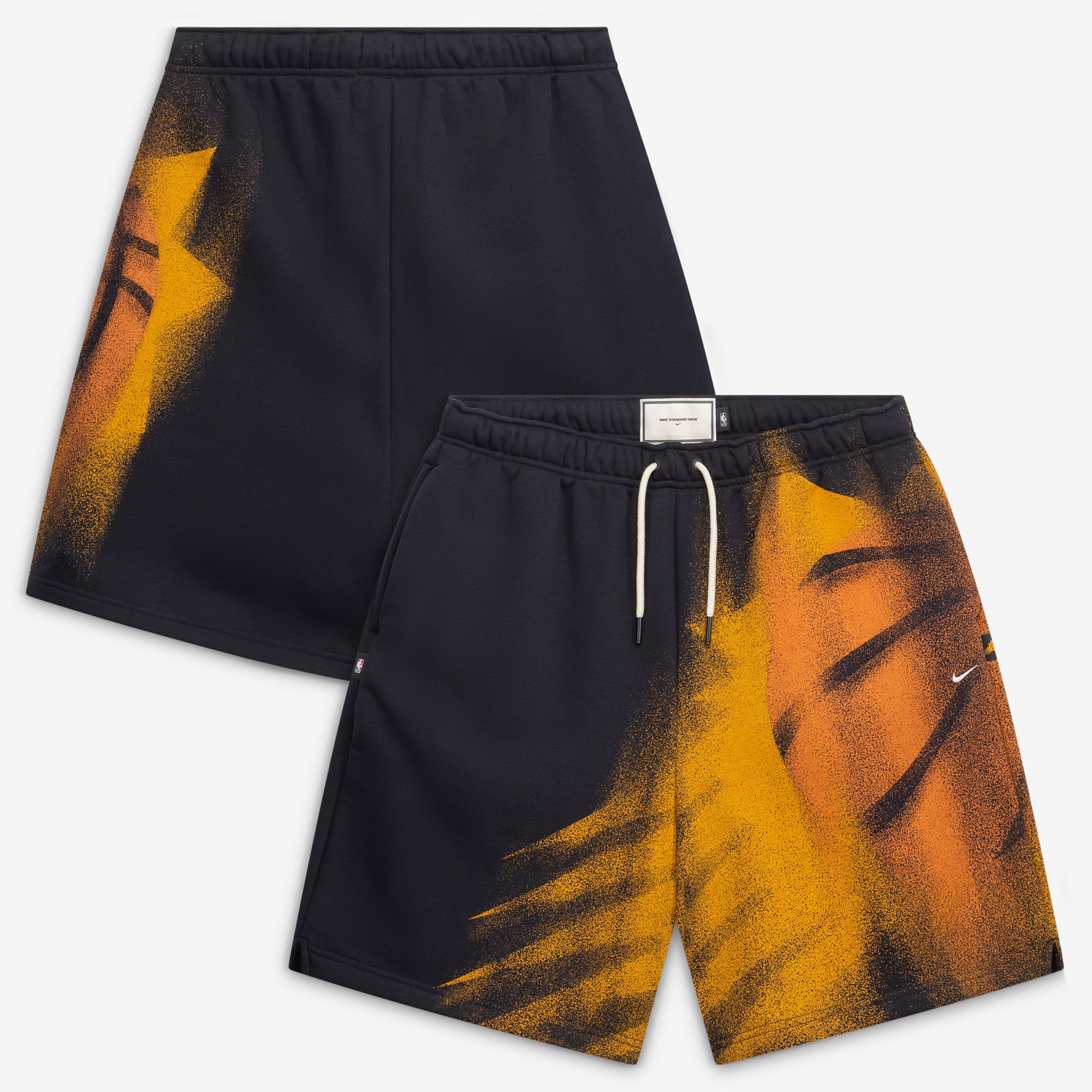 Short de sport Nike Phoenix Suns 2026 Standard Issue Icon Fleece noir pour homme