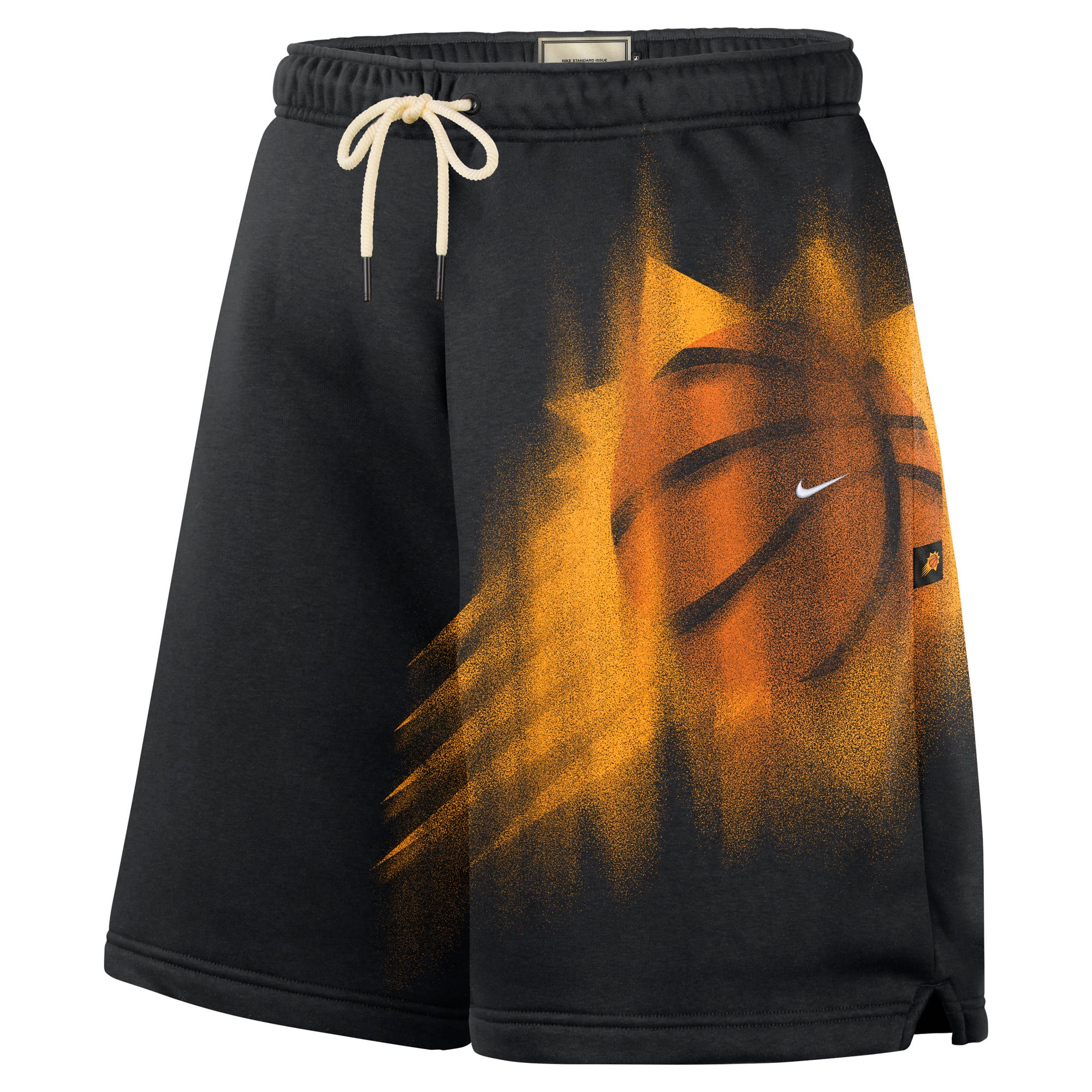 Short de sport Nike Phoenix Suns 2026 Standard Issue Icon Fleece noir pour homme