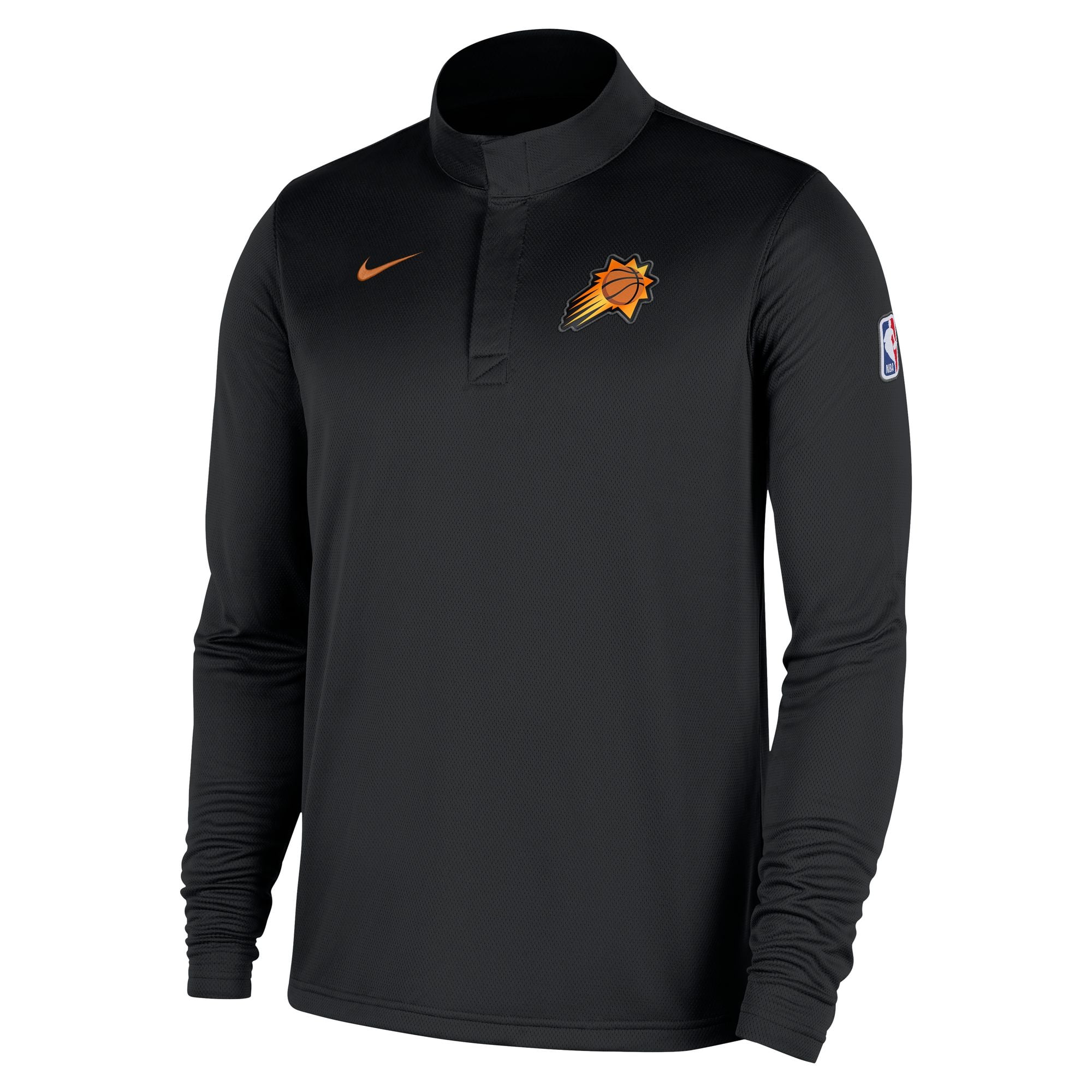 Haut Nike Phoenix Suns Authentic Coaches à quart de zip Dri-FIT noir pour homme